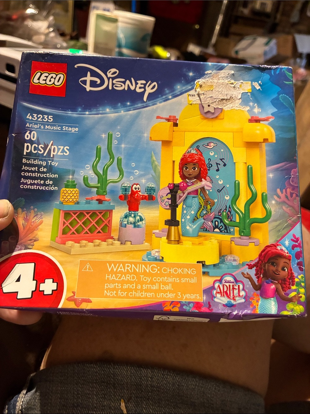 Disney LEGO Ariel Music Stage Toy - Yellow, Pink & Green